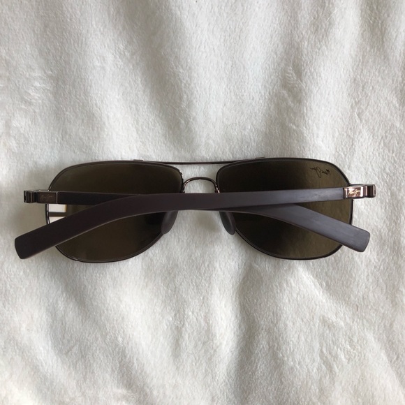 Maui Jim Guardrails Metallic Gloss Copper with HCL® Bronze Polarized lens EUC - Picture 8 of 14